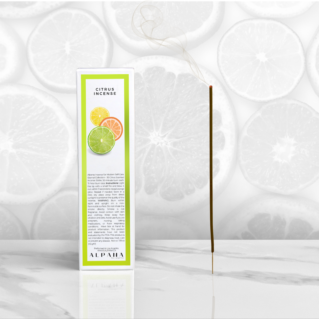 Image of Citrus Scented Incense Sticks box