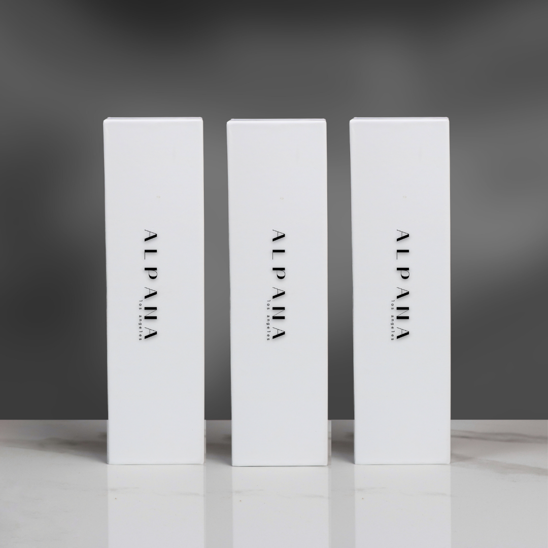 Front of 3 Alpana Incense Sticks Boxes