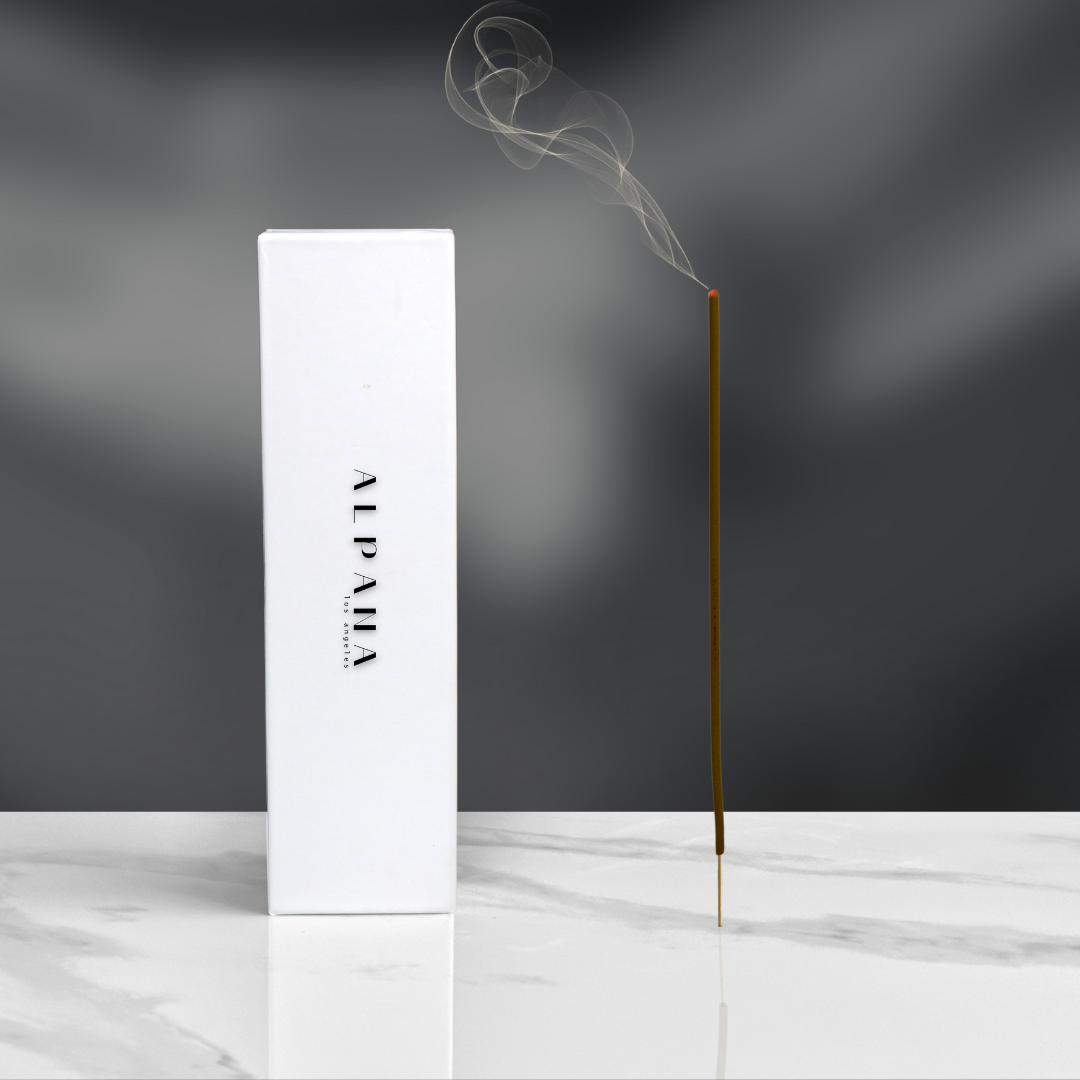 Front of Alpana Incense Sticks Box