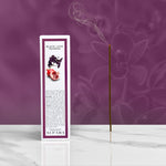 Back of Black Love Scented Incense Sticks Box