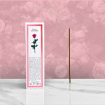 Back of Rose Scented Incense Sticks Box