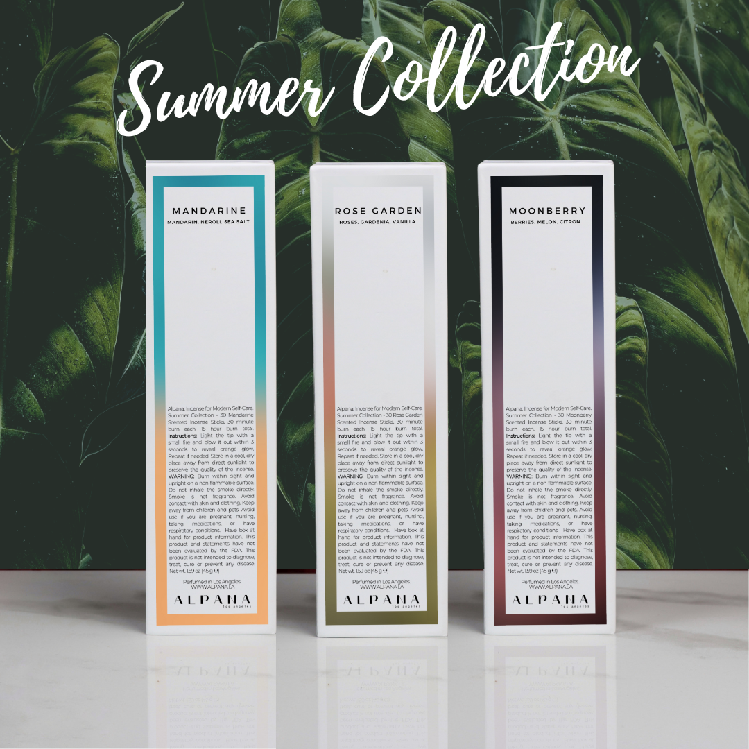 Giftset of Alpana Incense Sticks Summer Collection Boxes